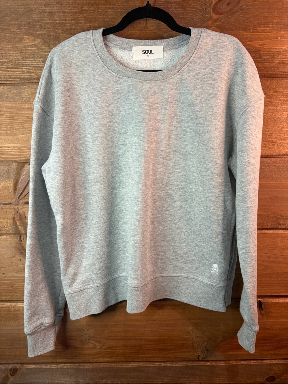 soulcycle Women’s Light Gray Crewneck Sweatshirt Size Small 💕